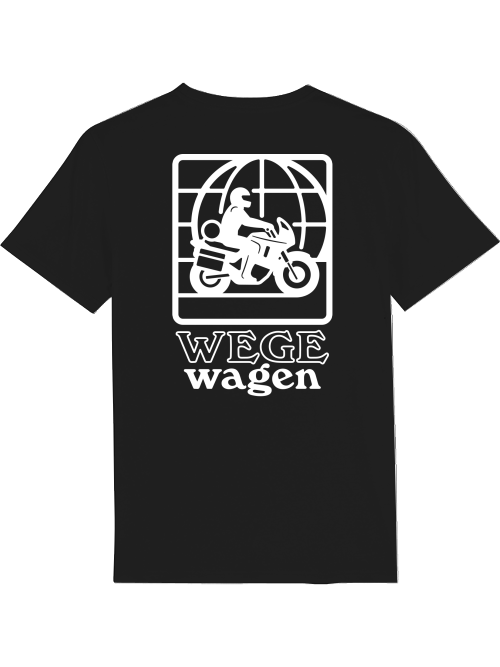 T-Shirt Wege Wagen (schwarz)