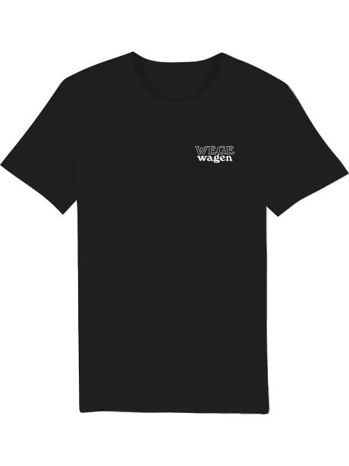 T-Shirt Wege Wagen (schwarz)